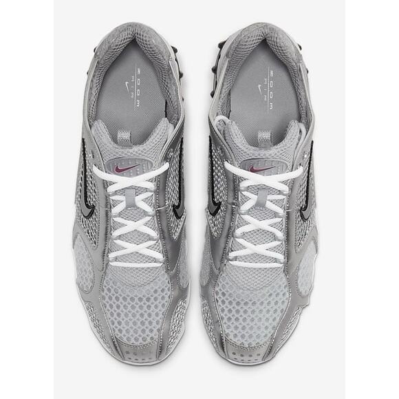 NEW Nike Air Zoom Spiridon Cage 2 Metallic Silver Black CJ1288-001 Men’s Size 14 main image 4